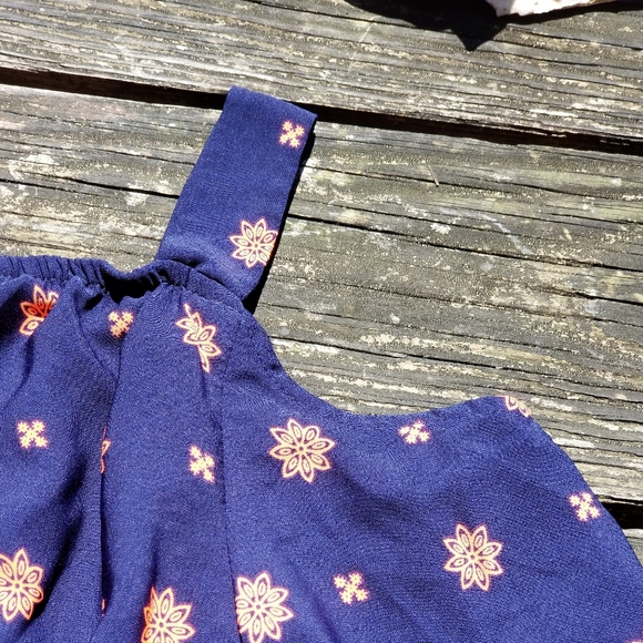 My Michelle Girl Cold Shoulder Beautiful Romper - Picture 6 of 9